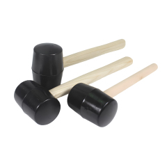Rubber Mallet with Wooden Handle