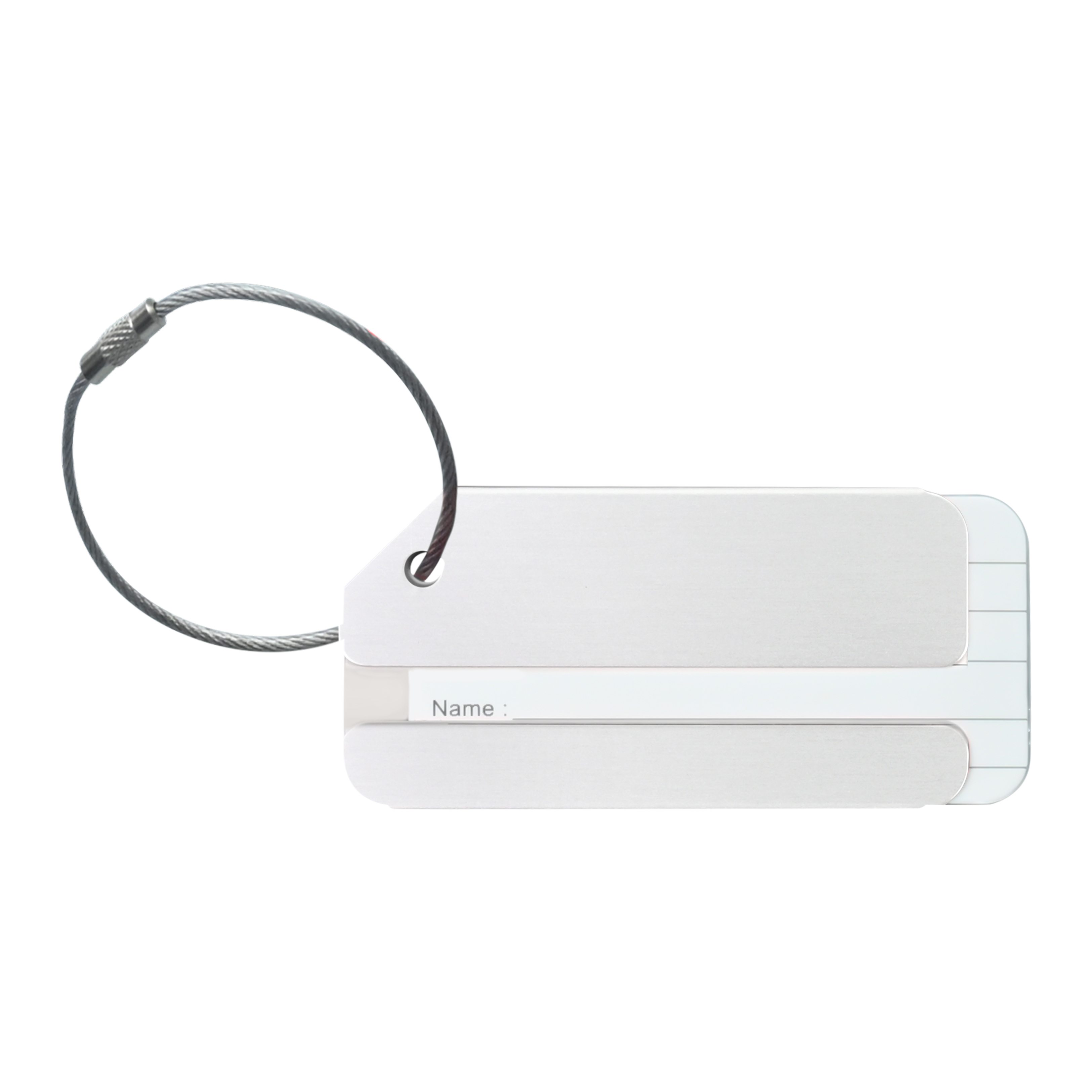 Aluminum Travel Suitcase Tag