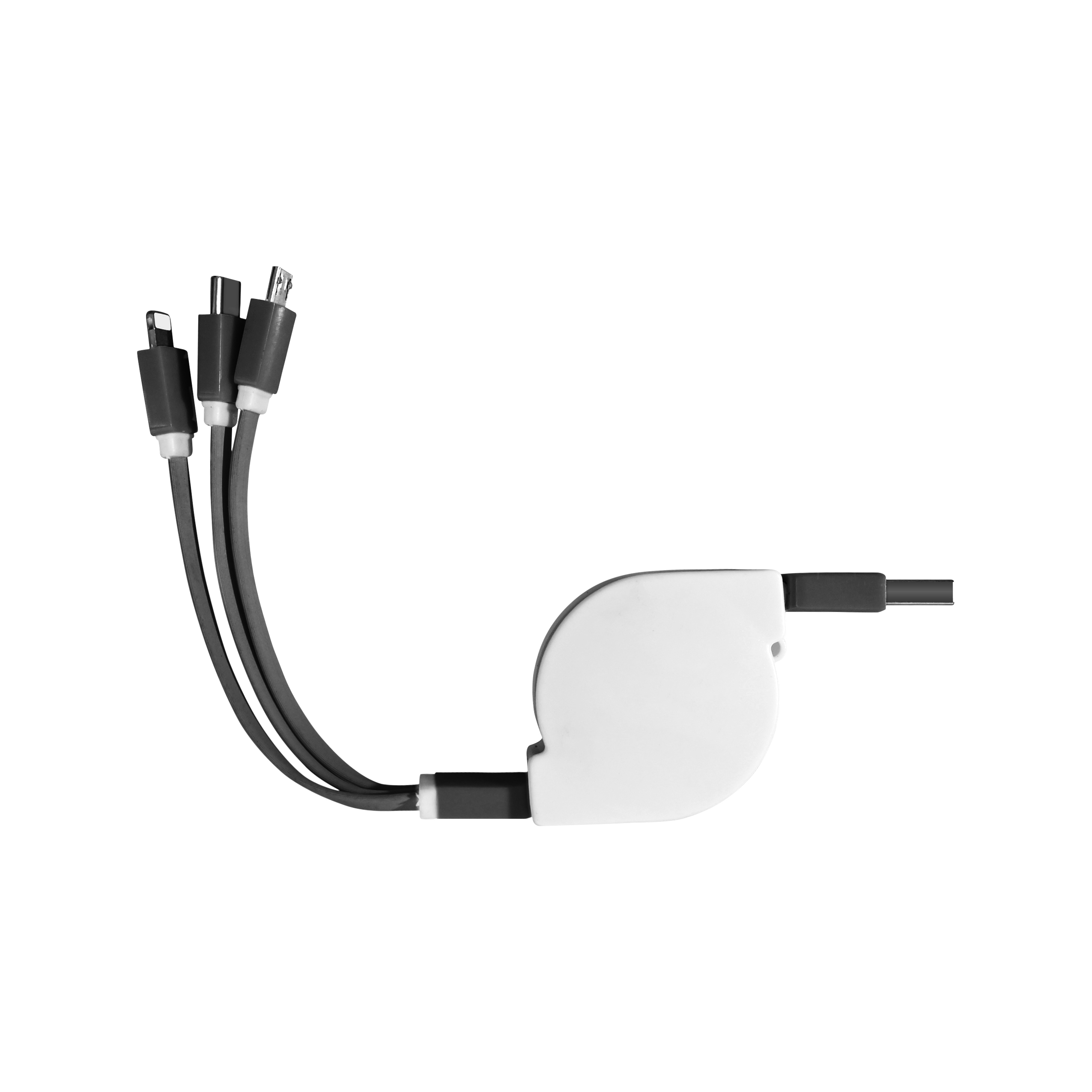 Retractable 3-in-1 Charging Cable