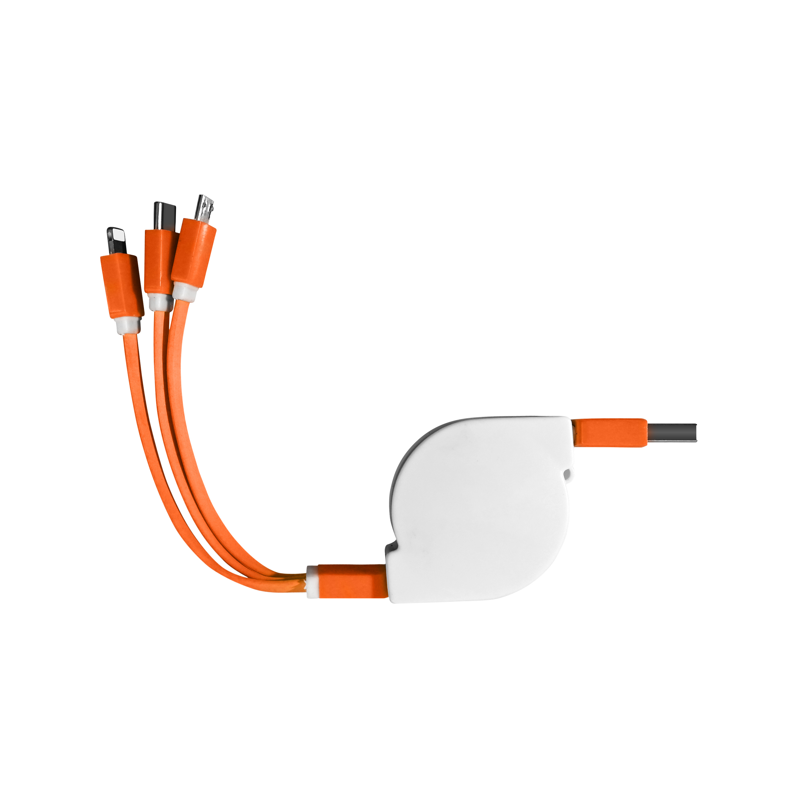 Retractable 3-in-1 Charging Cable
