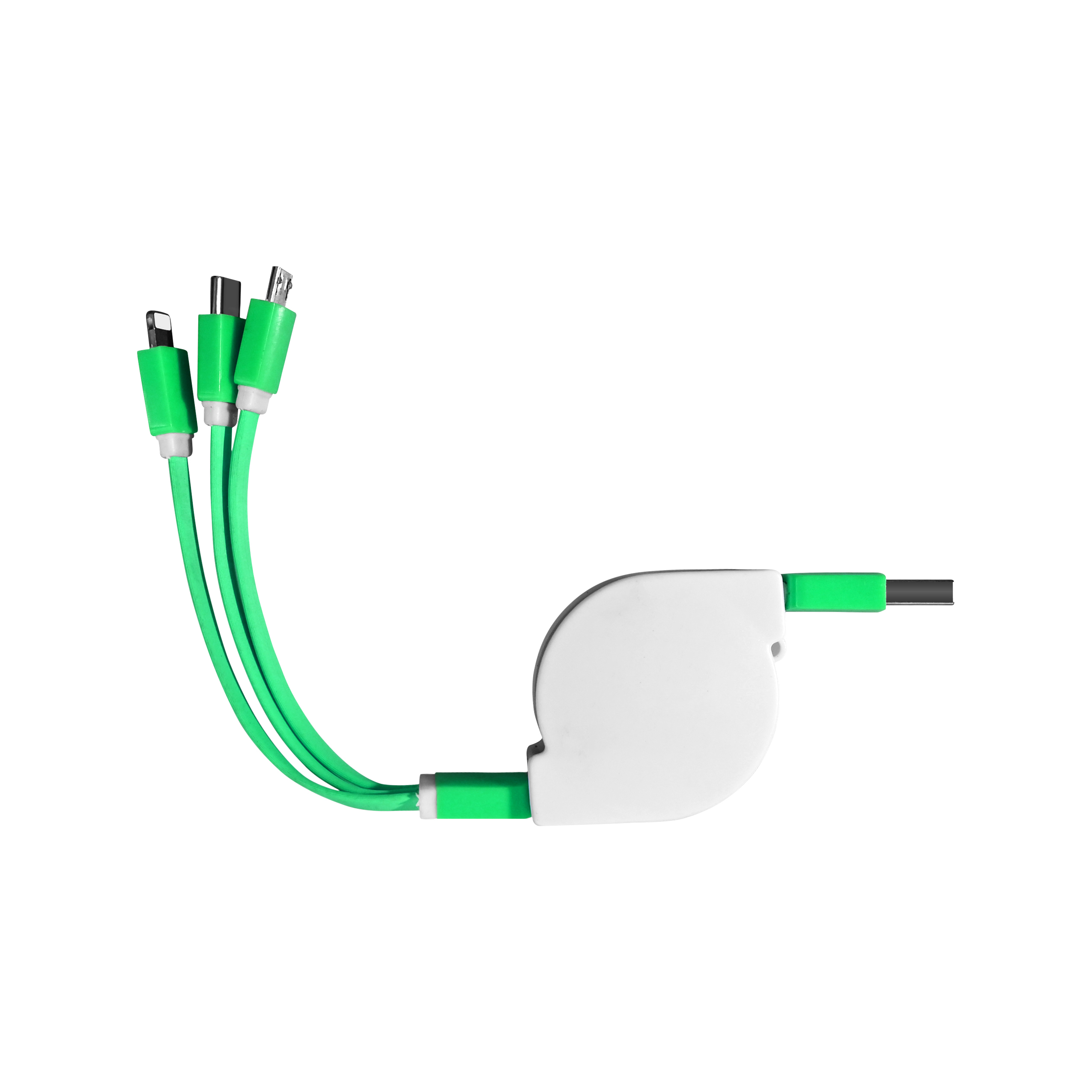 Retractable 3-in-1 Charging Cable