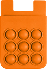 Push Pop Silicone Phone Wallet
