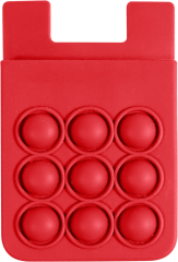 Push Pop Silicone Phone Wallet