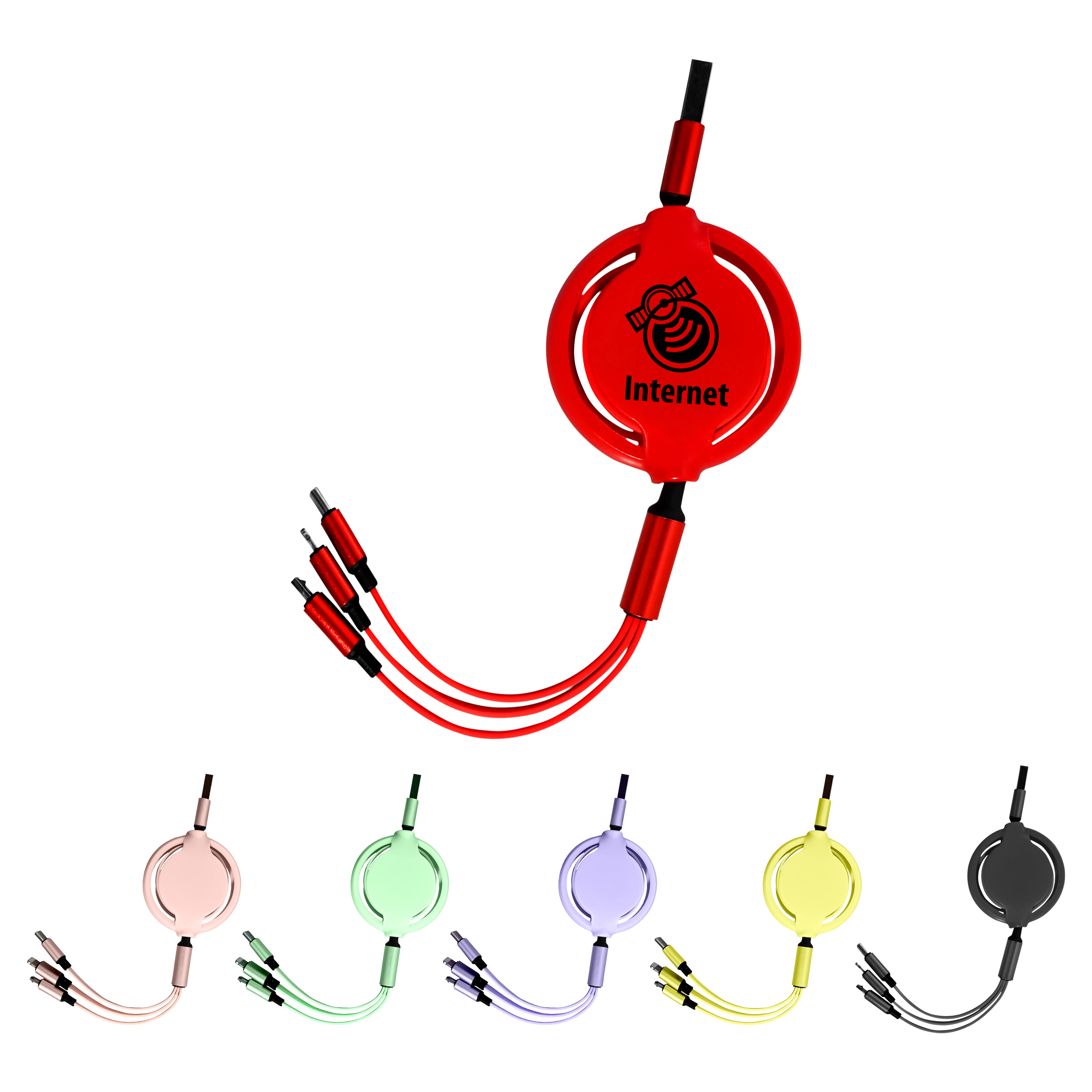 3-in-1 Retractable Charging Cable