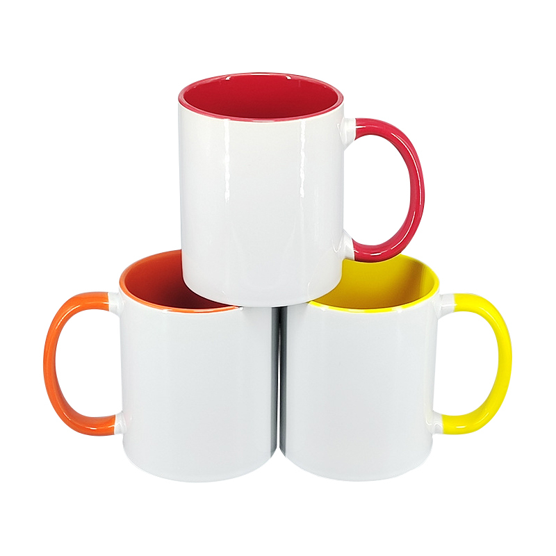 11oz Two-Tone Ceramic Mugs