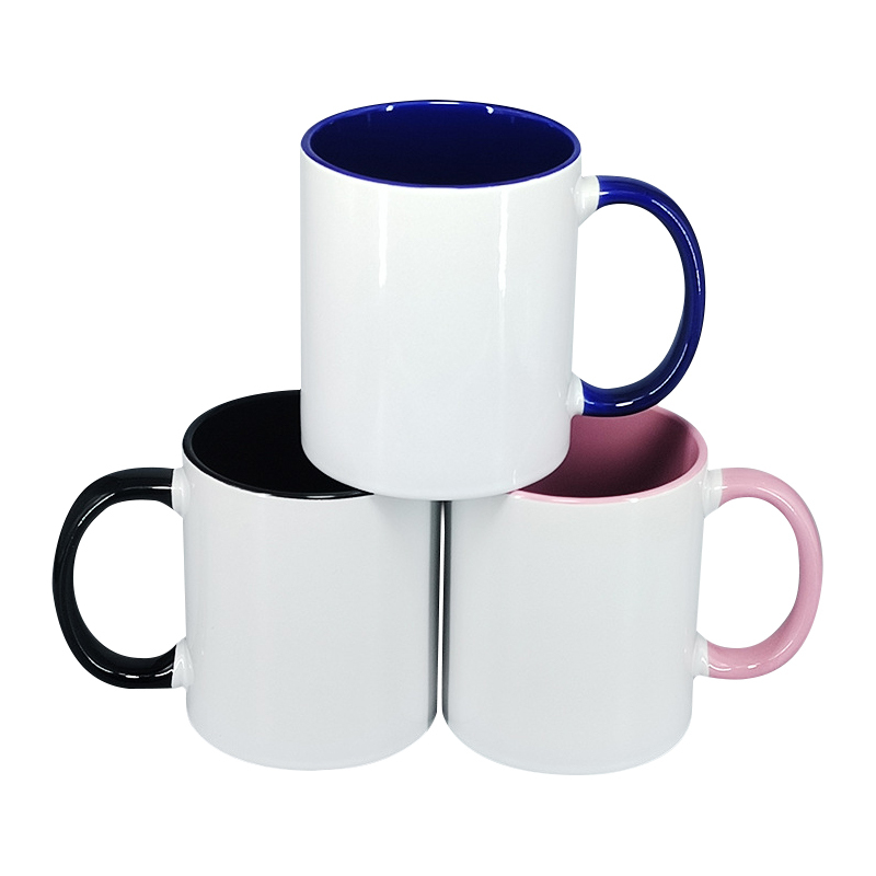 11oz Two-Tone Ceramic Mugs