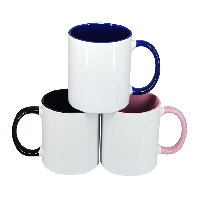 11oz Two-Tone Ceramic Mugs
