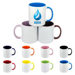 11oz Two-Tone Ceramic Mugs