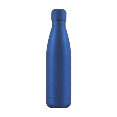 17 Oz. Rubber Matte Stainless Steel Cola Shaped Bottles