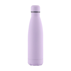 17 Oz. Rubber Matte Stainless Steel Cola Shaped Bottles