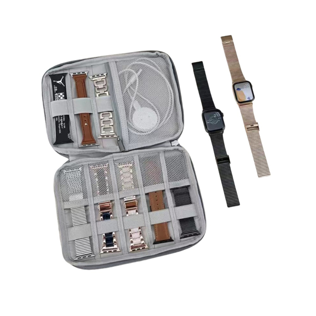 Versatile Watch Strap Storage Case for Travelers