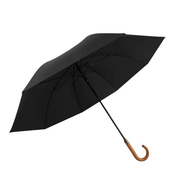 Automatic Open Umbrella Wooden Handle