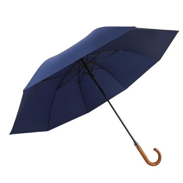 Automatic Open Umbrella Wooden Handle