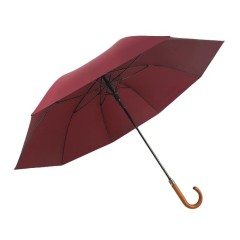 Automatic Open Umbrella Wooden Handle