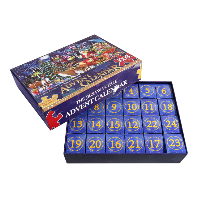 Advent Calendar 2025 Jigsaw Puzzle 1008 Pieces for Christmas