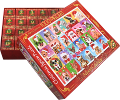 Advent Calendar 2025 Jigsaw Puzzle 1008 Pieces for Christmas