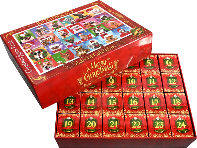 Advent Calendar 2025 Jigsaw Puzzle 1008 Pieces for Christmas