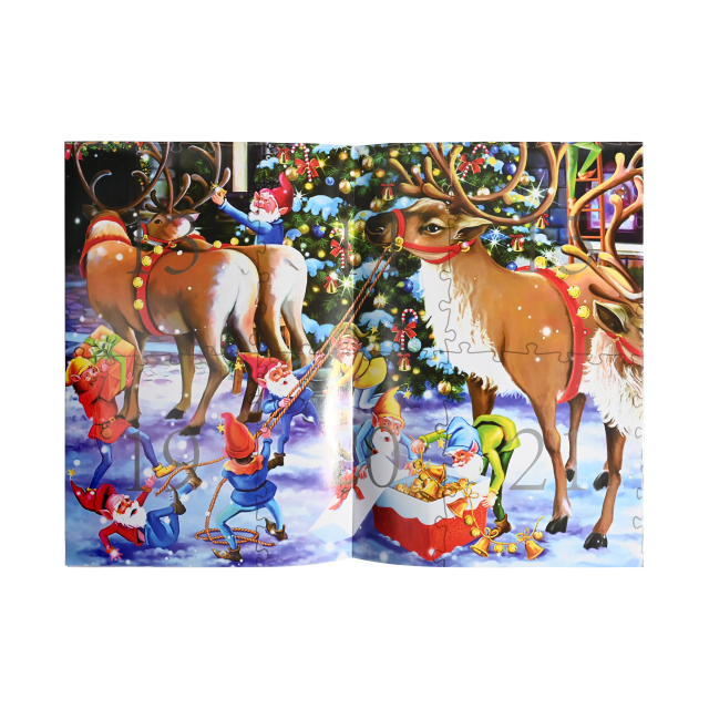 Advent Calendar 2025 Jigsaw Puzzle 1008 Pieces for Christmas