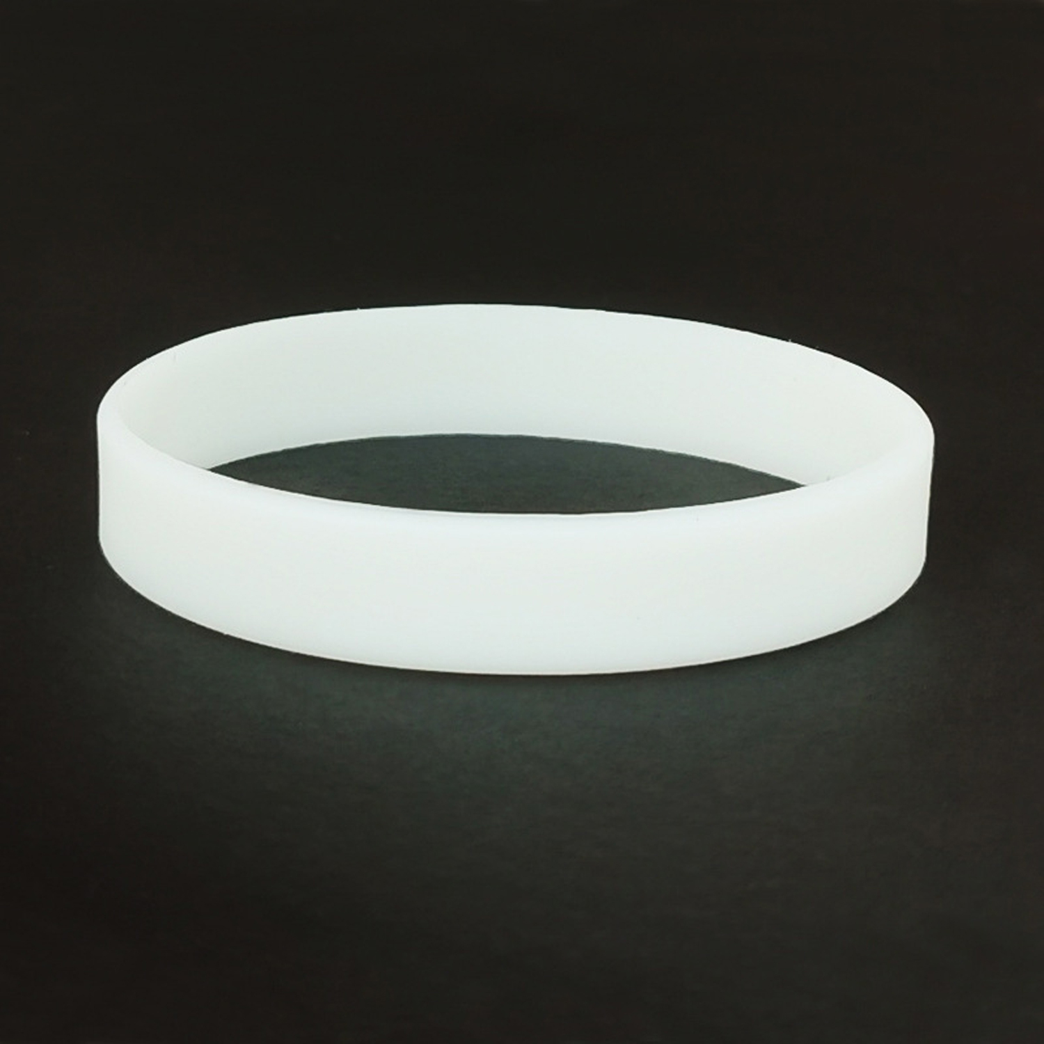 1/2 Inch Glow In The Dark Silione Wristband