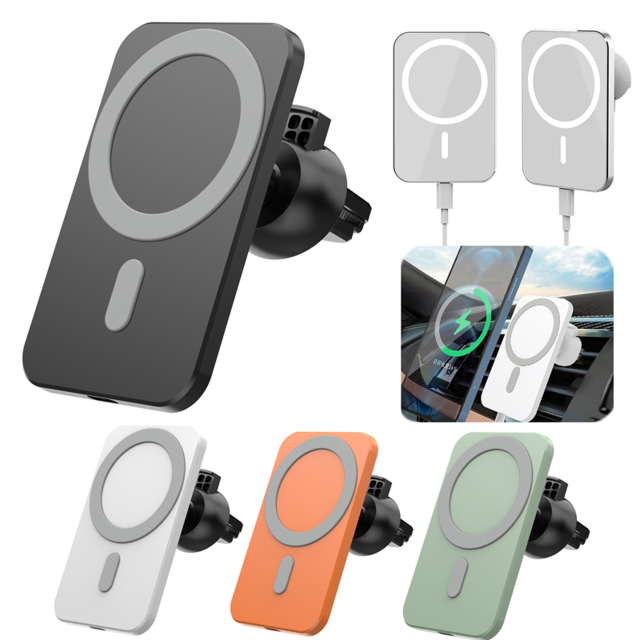 Magnetic Wireless Charger With Car Mount