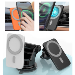 Magnetic Wireless Charger With Car Mount