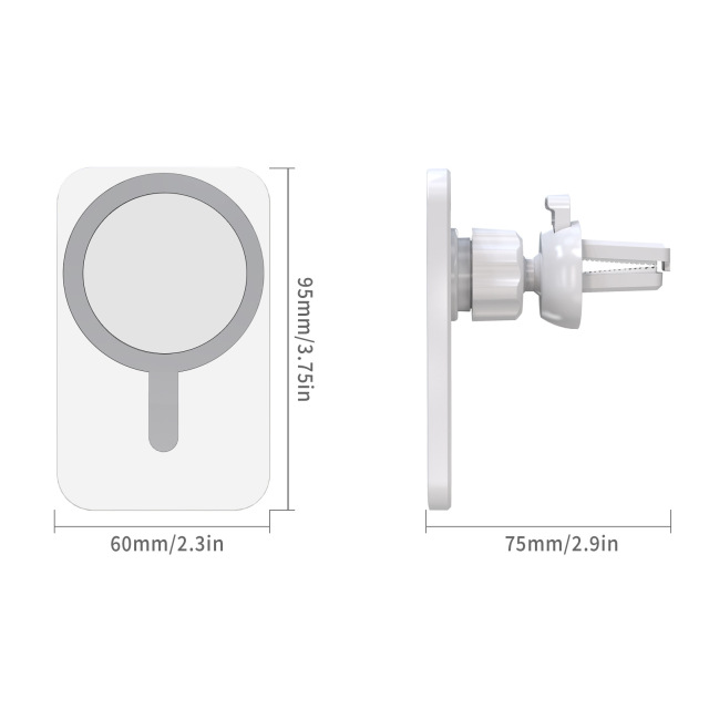 Magnetic Wireless Charger With Car Mount