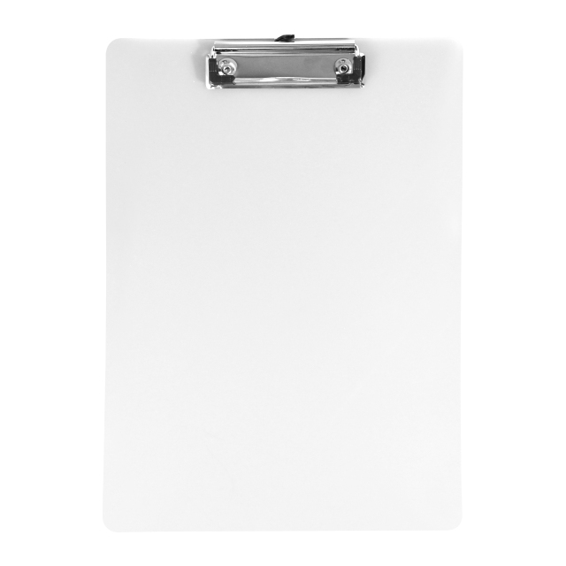 A4 PVC Clipboard with Metal Clip