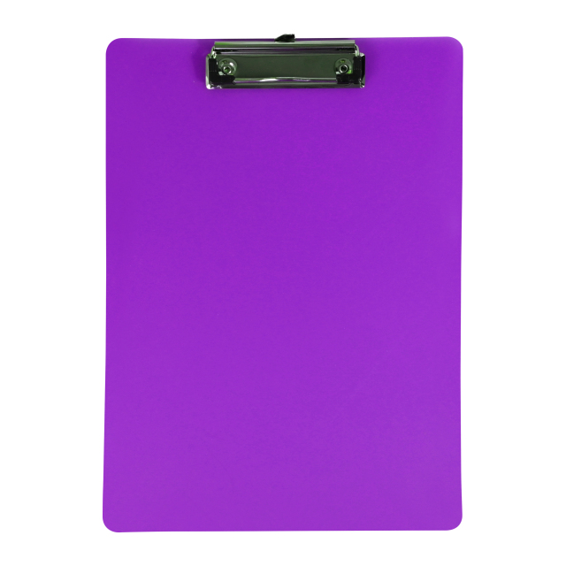 A4 PVC Clipboard with Metal Clip