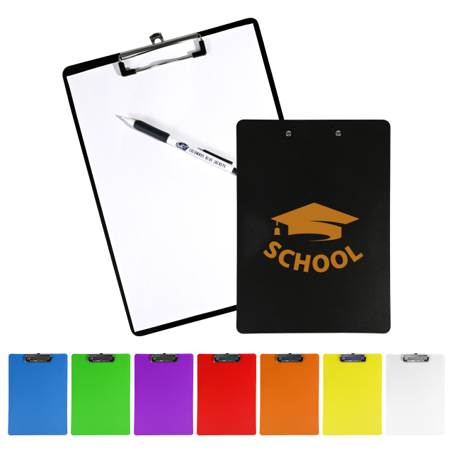 A4 PVC Clipboard with Metal Clip