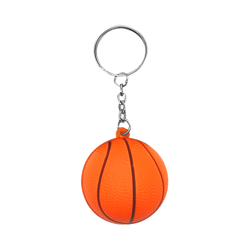 Sports Ball Stress Reliever Keychain