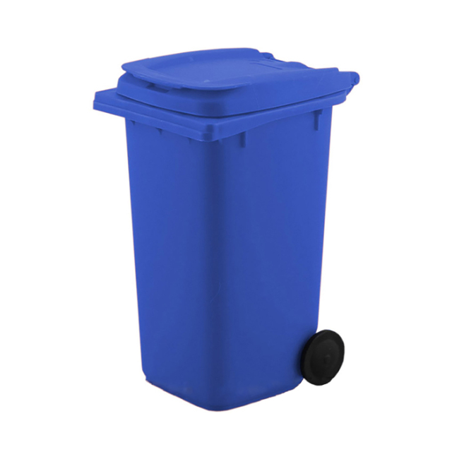 Mini Desktop Trash Can Pen Holder