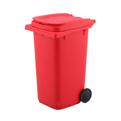 Mini Desktop Trash Can Pen Holder
