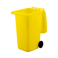 Mini Desktop Trash Can Pen Holder