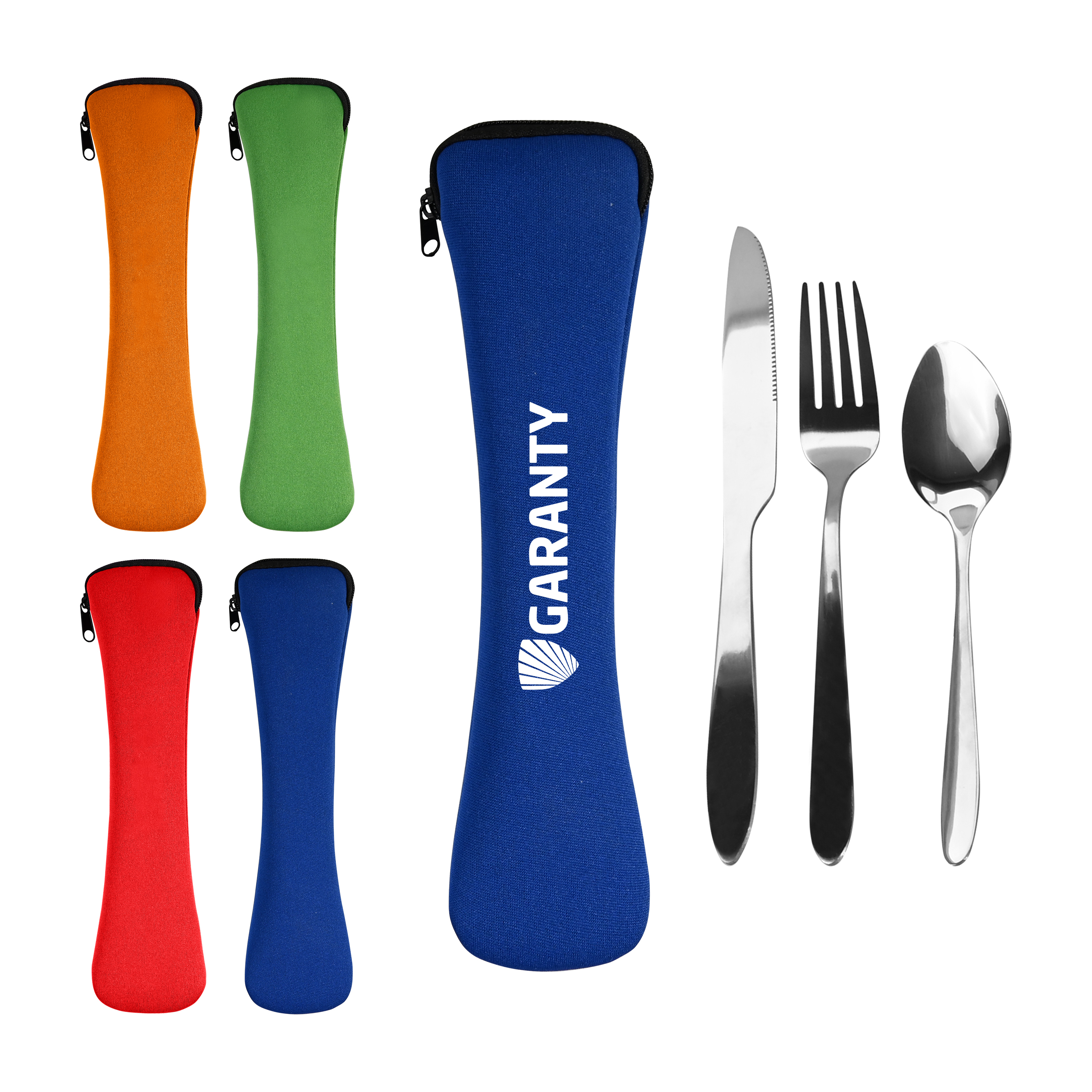 Reusable Cutlery Set with Pouch