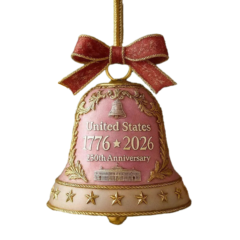 U.S. 250th Anniversary Acrylic Ornament Bell