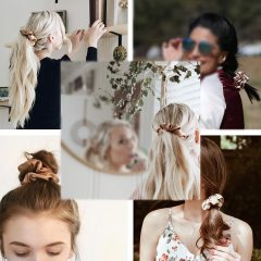 Satin Hair Scrunchies