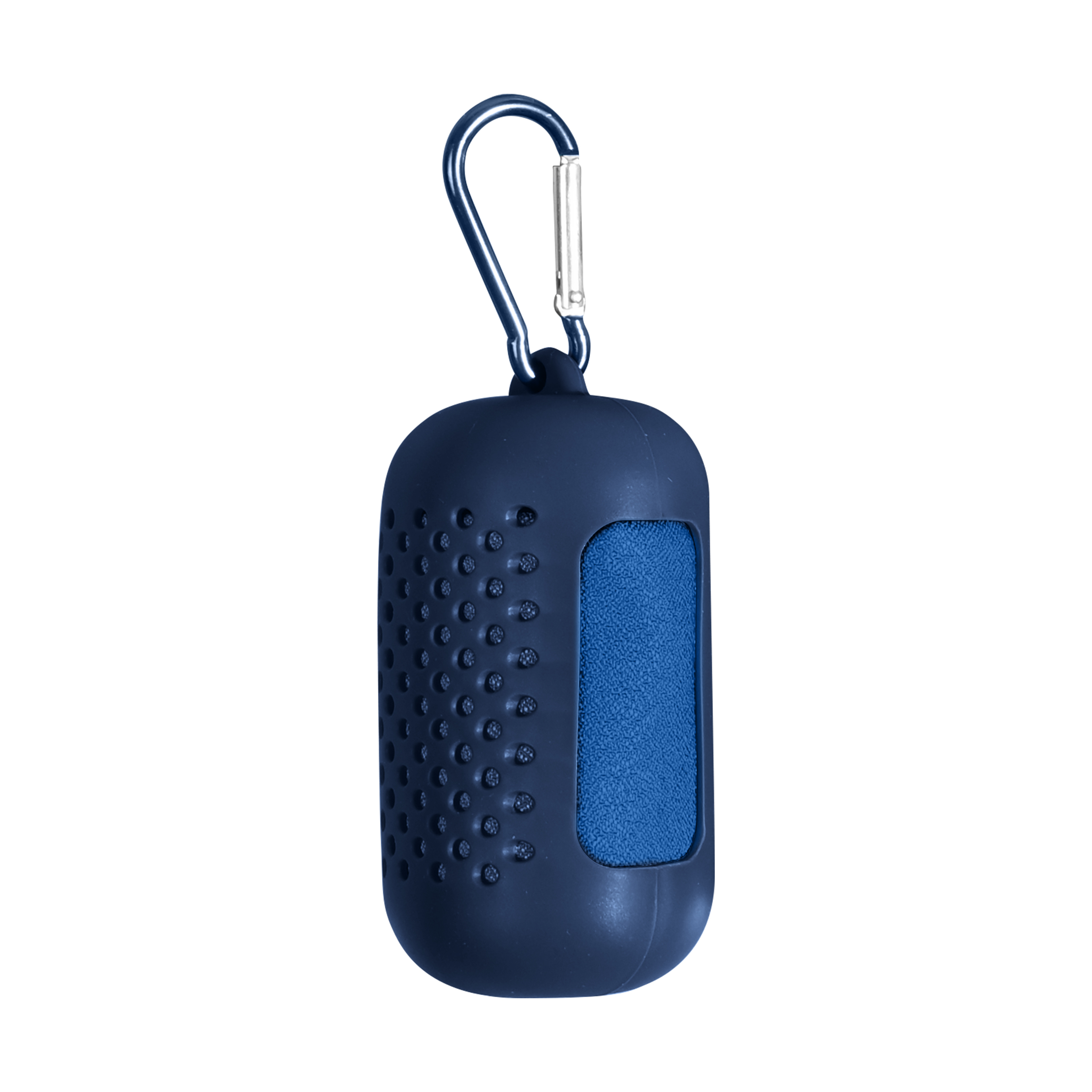 Portable Microfiber Cooling Towel w/Mini Silicone Case