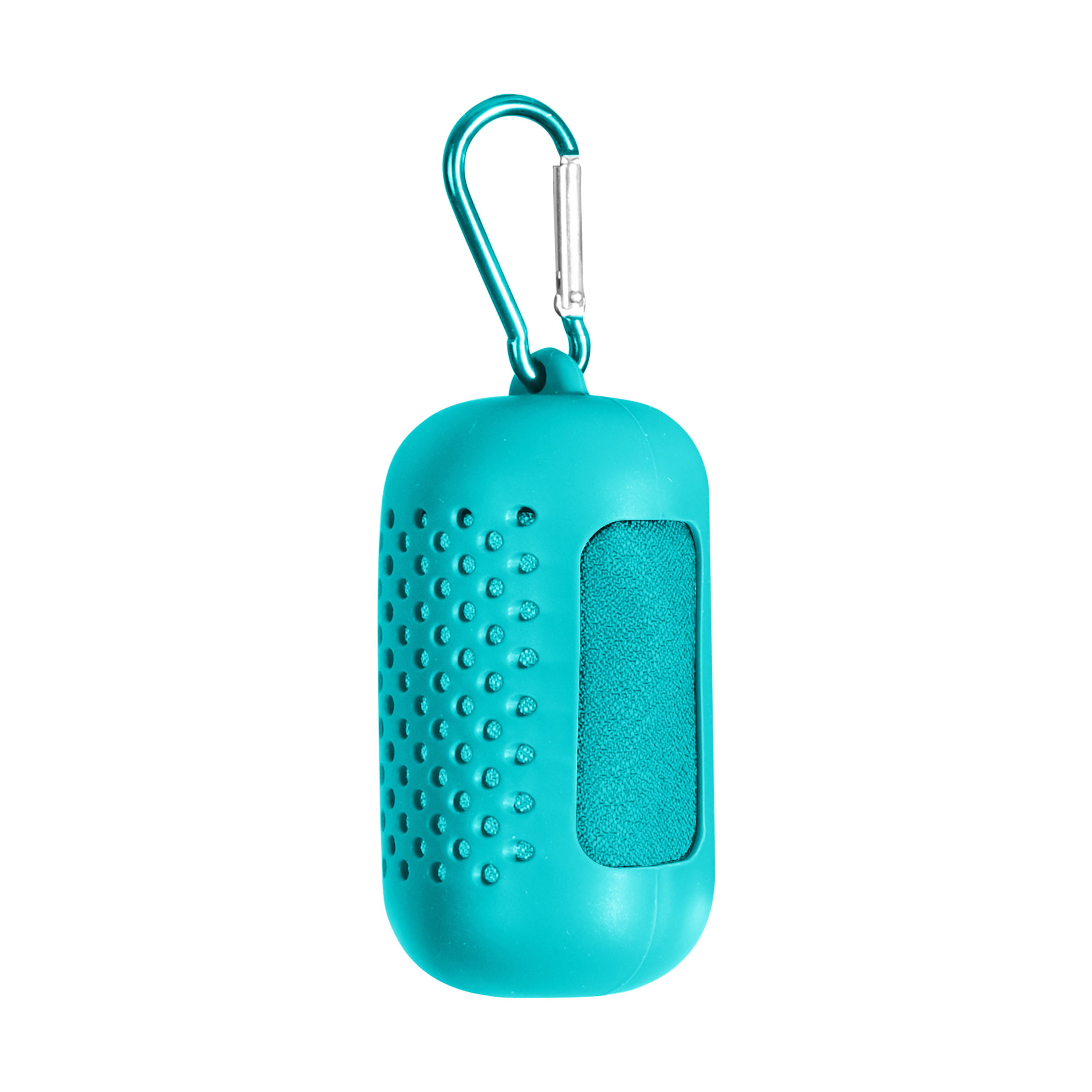 Portable Microfiber Cooling Towel w/Mini Silicone Case