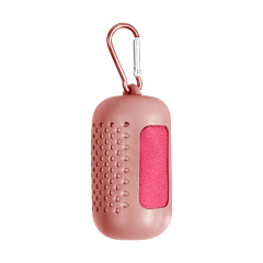 Portable Microfiber Cooling Towel w/Mini Silicone Case