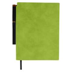 Leather Notebook w/Pen