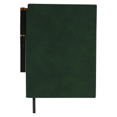 Leather Notebook w/Pen