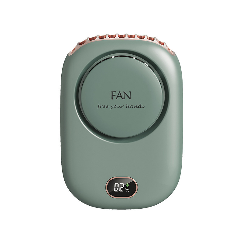 Portable Rechargeable Low-Noise Lanyard Fan