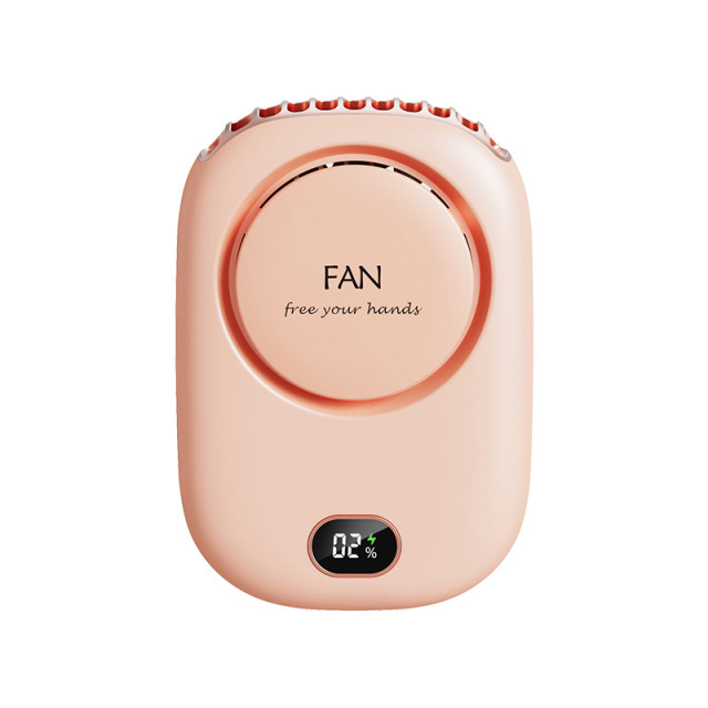 Portable Rechargeable Low-Noise Lanyard Fan