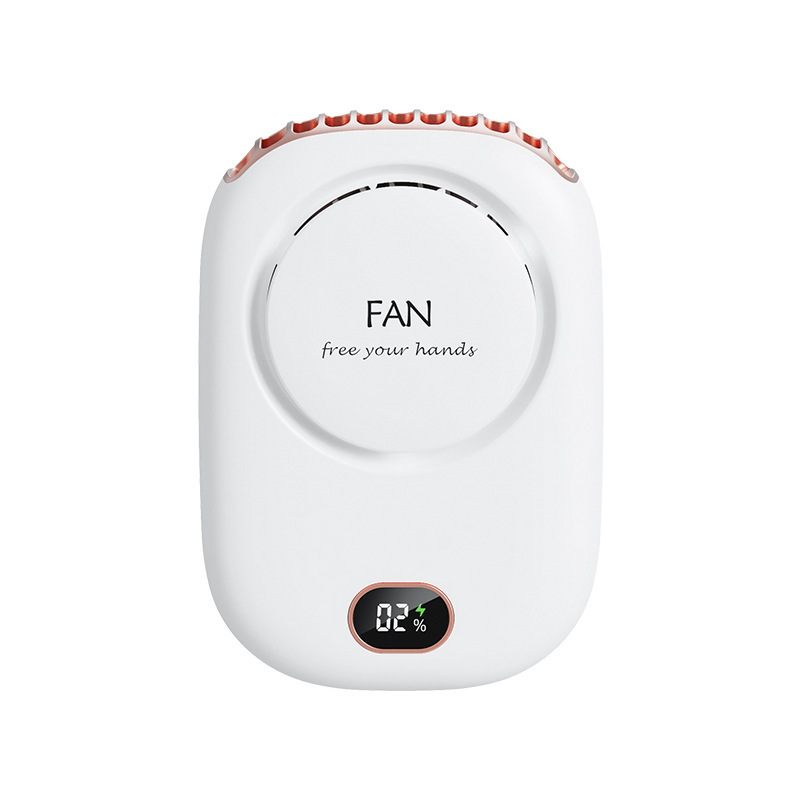 Portable Rechargeable Low-Noise Lanyard Fan
