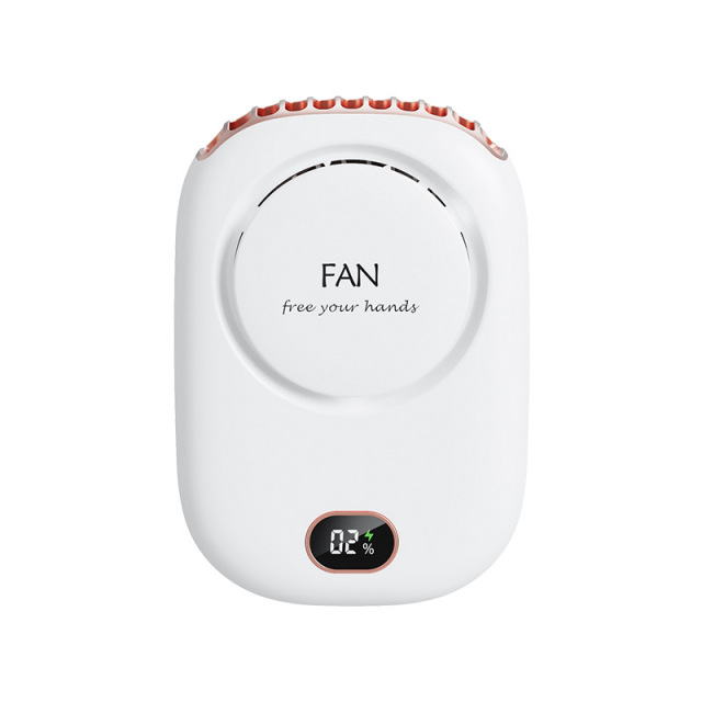 Portable Rechargeable Low-Noise Lanyard Fan