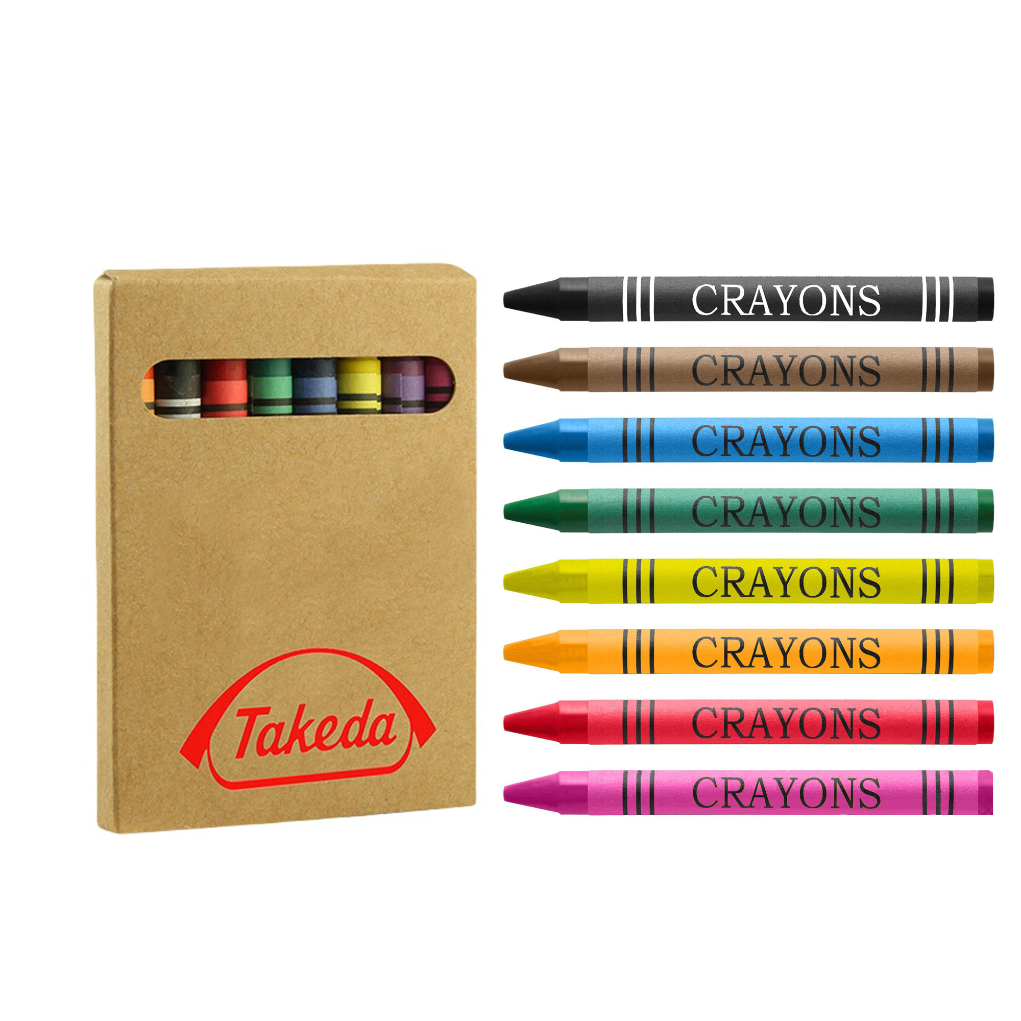 8 Pack Crayons