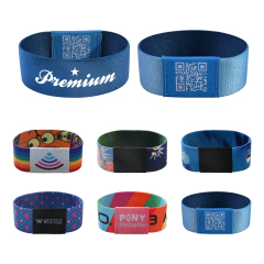 Multicolor Elastic Fabric Bracelet