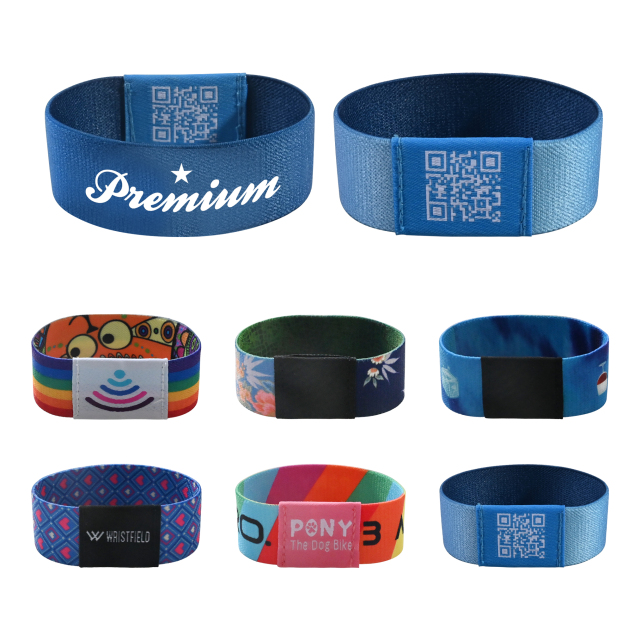 Multicolor Elastic Fabric Bracelet