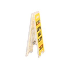 Customized Mini Acrylic Warning Signs with Clips
