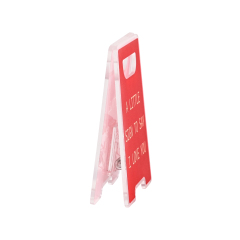 Customized Mini Acrylic Warning Signs with Clips